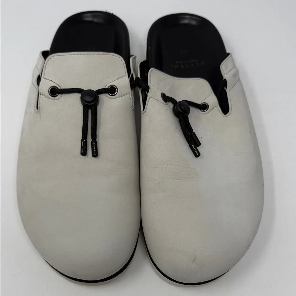 Buscemi White Slip-On Loafers